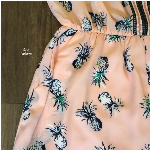 LAST ONE‼COLLECTIVE CONCEPTS Pineapple Romper - Picture 5 of 5